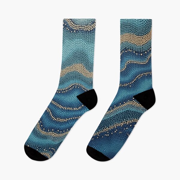 Item preview, Aboriginal Inspired Dot Art - Beach Waves designed and sold by GrinGalore.