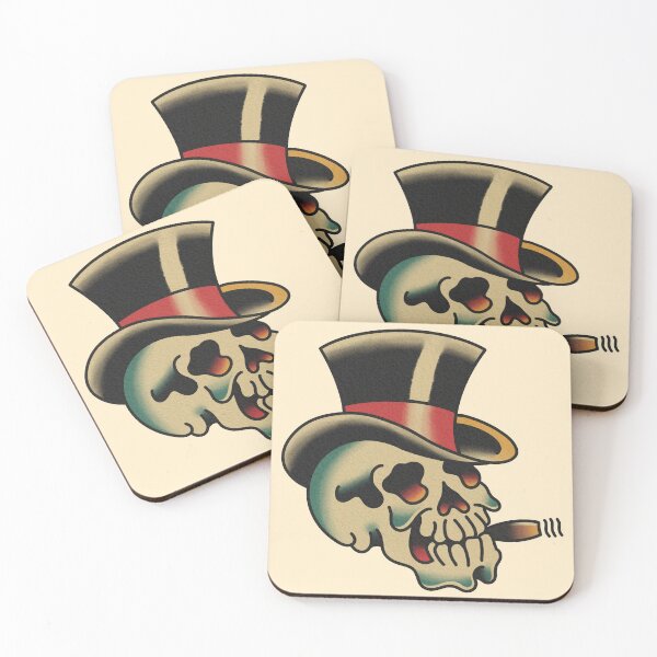 Item preview, Top Hat Skull designed and sold by Phantasmagoria1.