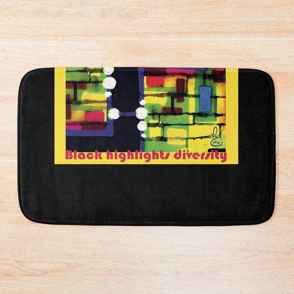 Item preview,  Black Highlights Diversity  Modern Abstract  designed and sold by BruiningaDusk.
