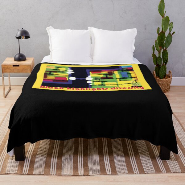 Item preview, Black Highlights Diversity Modern Abstract designed and sold by BruiningaDusk.