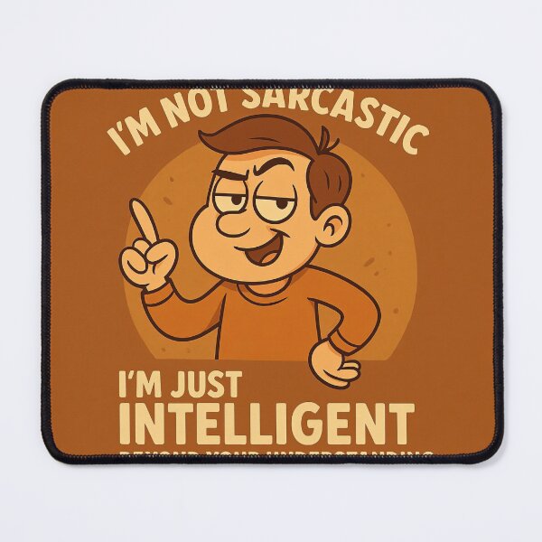Item preview, I'm Not Sarcastic designed and sold by Le Pédagogue.
