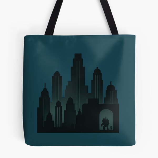 Item preview, Rapture Silhouette Cityscape – Transparent Background Design designed and sold by Bratak.