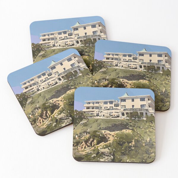 Item preview, Burgh Island Hotel Acrylic Painting Agatha Christie Devon designed and sold by Merrydaypaints.