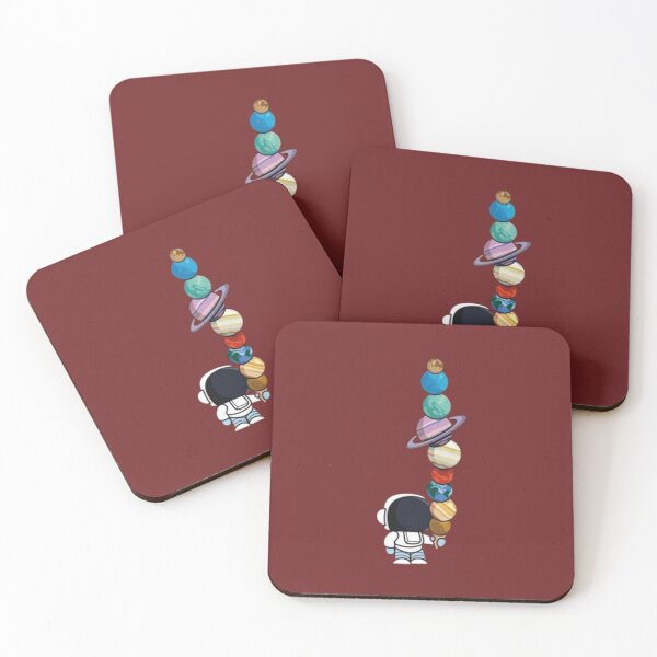 Item preview, Cute Astronaut Holding Planets designed and sold by BlueHillsJanot.