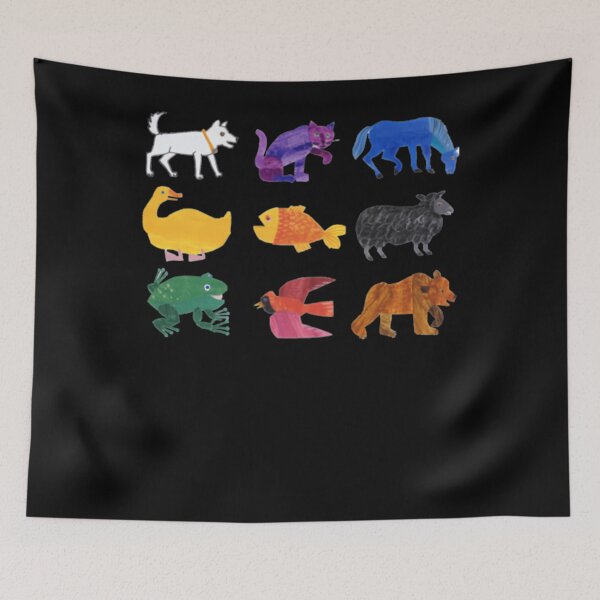 Aperçu de l'œuvre Eric Carle Animaux créée et vendue par QuincyArtSto.