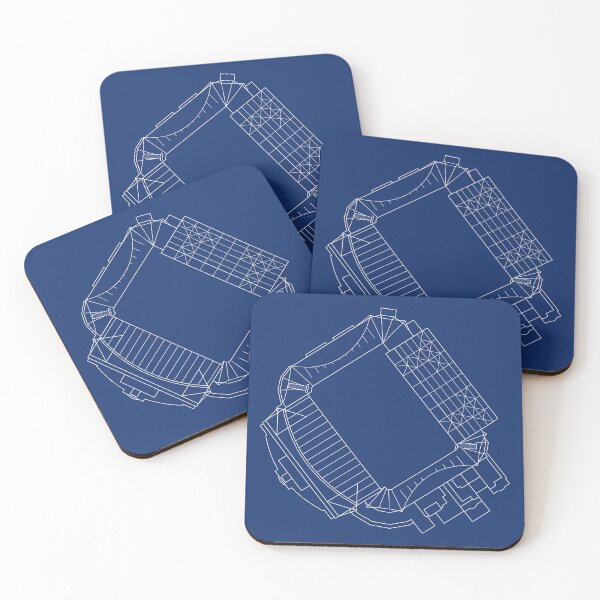 Item preview, Stamford Bridge Stadium Line Art Print – Chelsea FC Wall Art Poster designed and sold by CalcioStudio.