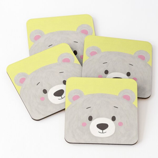 Item preview, Adorable Big-Head Bear Illustration designed and sold by kelsangstudio.