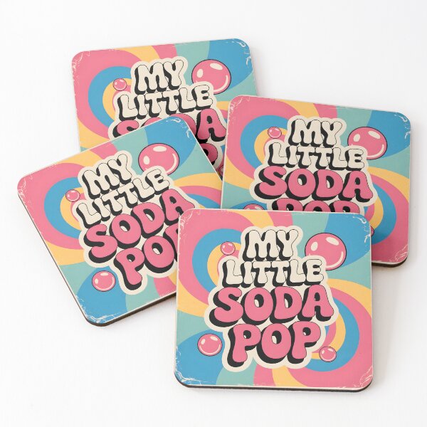 Item preview, My Little Soda Pop – Retro Bubble Fun Design designed and sold by EmeraldeaDesign.