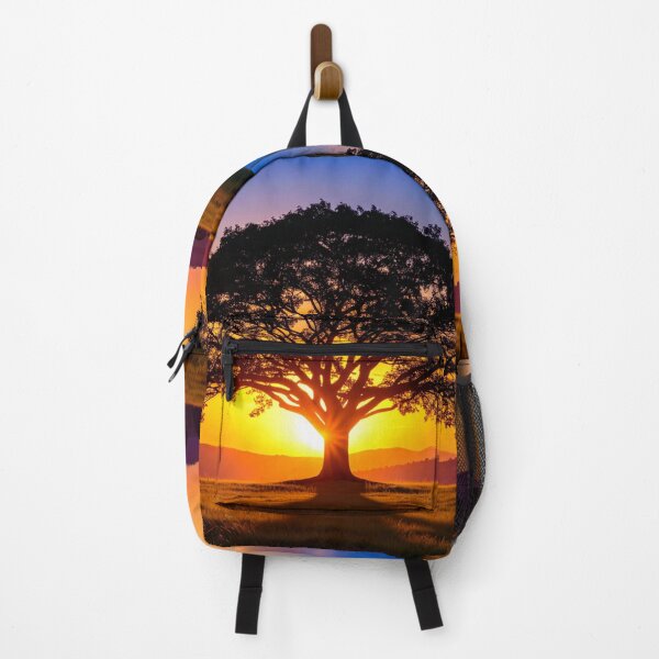 Item preview, A lonely tree with a beautiful sunset designed and sold by PattaZone.