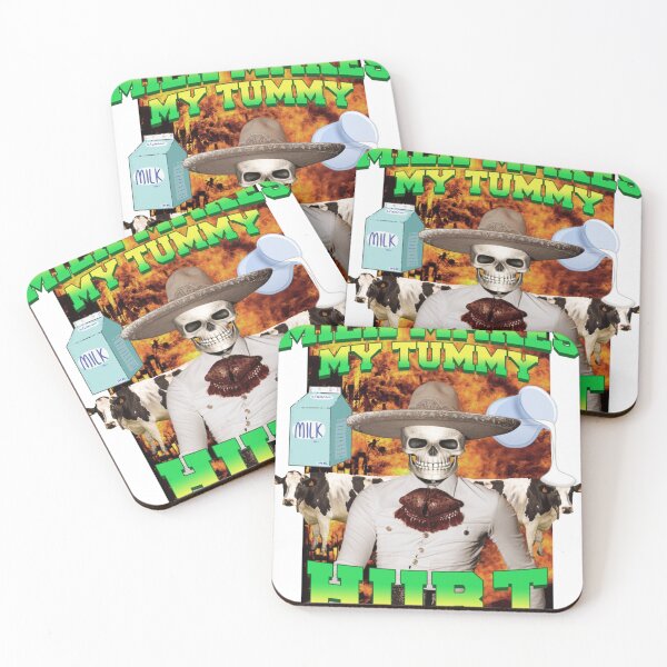 Item preview, Milk Makes My Tummy Hurt Lactose Intolerance Meme designed and sold by Randierlach.