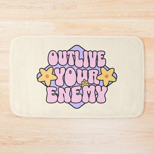 Item preview, Outlive your enemy typography text Morcaworks designed and sold by Morcawork.