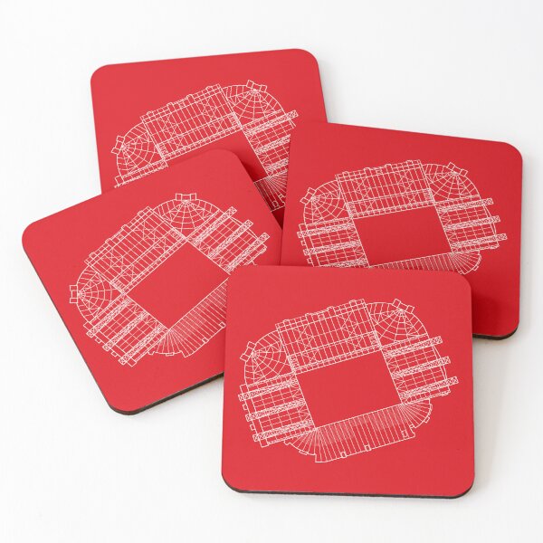Item preview, Old Trafford Stadium Line Art Print – Manchester United FC Wall Art Poster designed and sold by CalcioStudio.