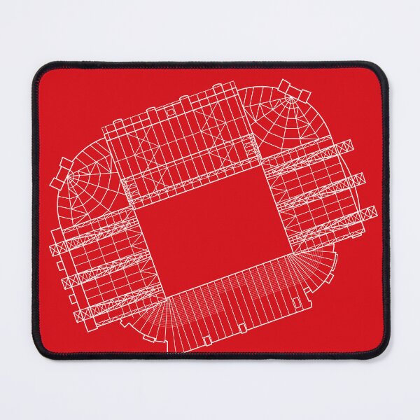 Item preview, Old Trafford Stadium Line Art Print – Manchester United FC Wall Art Poster designed and sold by CalcioStudio.