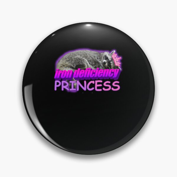 Item preview, Iron Deficiency Princess Raccoon Meme Classic  designed and sold by RobertWarburton.