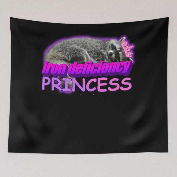 Item preview, Iron Deficiency Princess Raccoon Meme Classic  designed and sold by RobertWarburton.