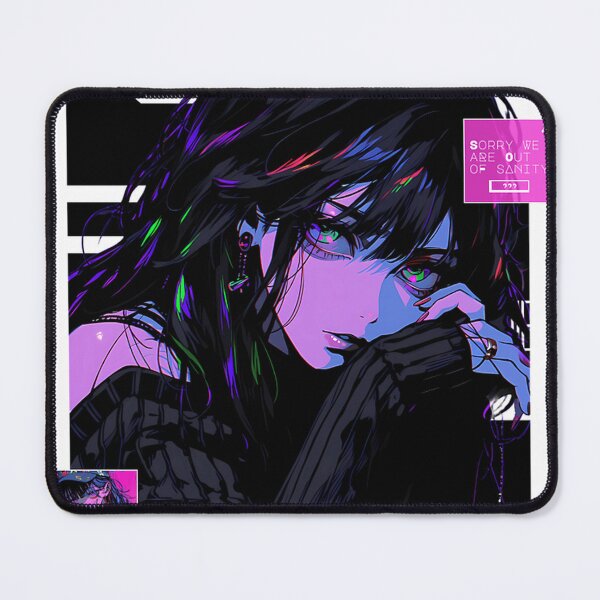 Item preview, Chronically Online Cyberpunk Anime Girl designed and sold by clovisprice.