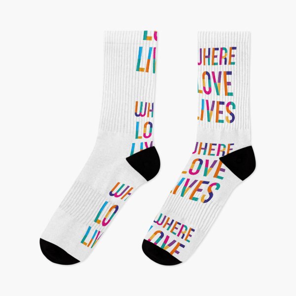Item preview, Where Love Lives – Colorful Urban Typography designed and sold by TipTop GFX.