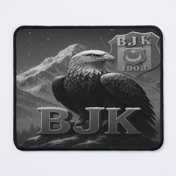 Item preview, Majestic Eagle with BJK Emblem in Snowy Mountains designed and sold by VISTRAS.