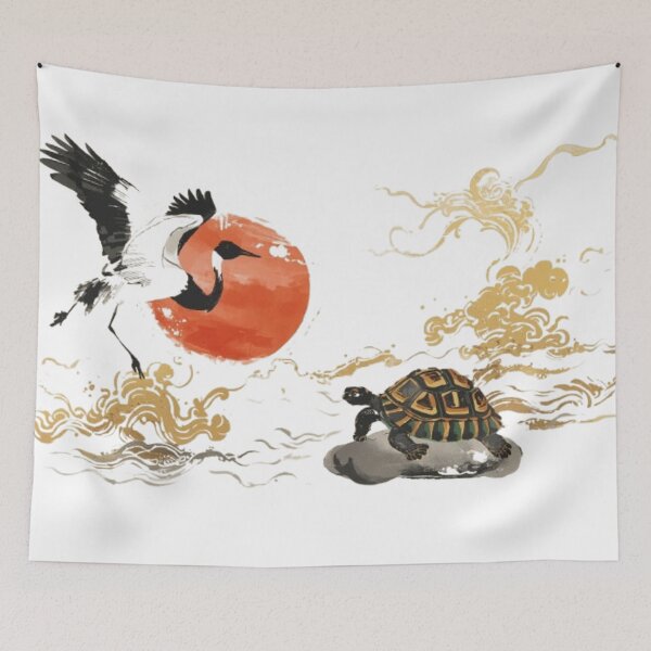 Item preview, The Crane and the Turtle designed and sold by mayhaku.
