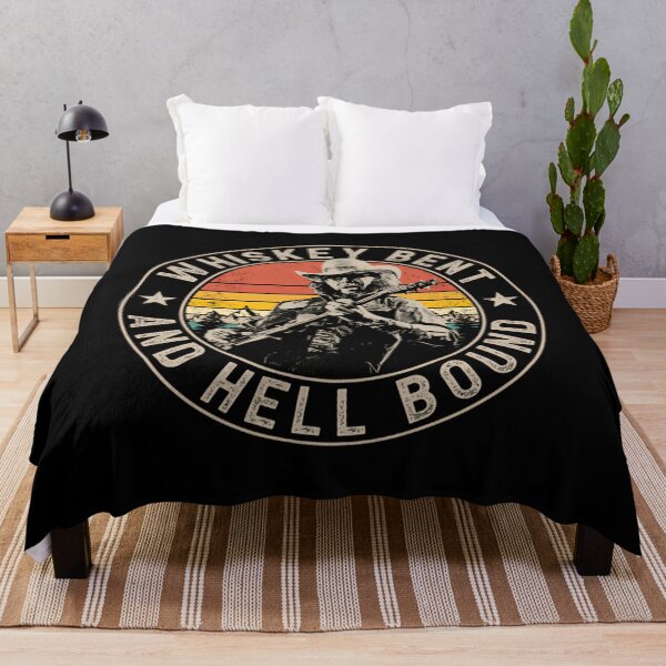 Item preview,  Outlaw Whiskey Hank Jr Vintage Fans Gifts  designed and sold by ralicalehihie.