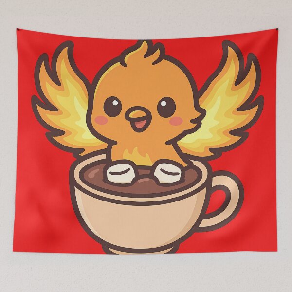 Item preview, Little Phoenix Hot Chocolate designed and sold by kyokugen.
