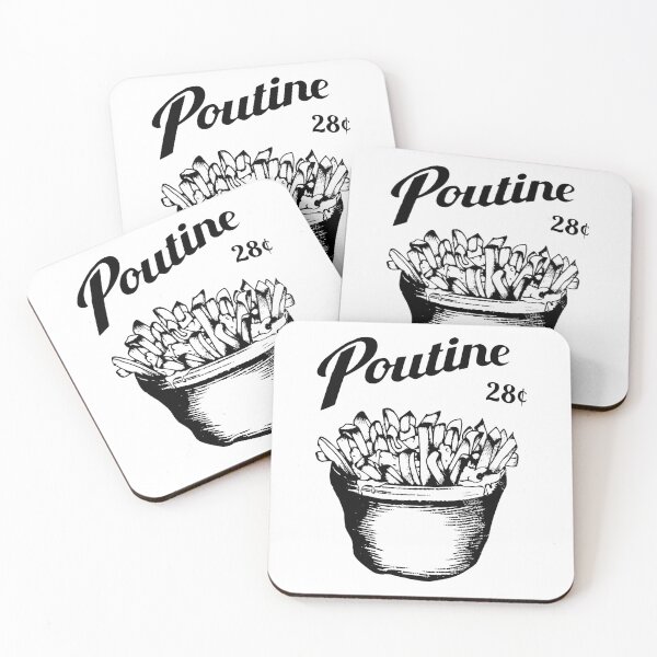 Item preview, Poutine - Black designed and sold by Angry Swan Designs.