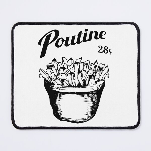 Item preview, Poutine - Black designed and sold by Angry Swan Designs.