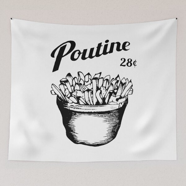 Item preview, Poutine - Black designed and sold by Angry Swan Designs.