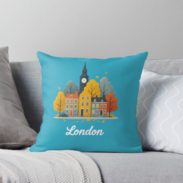 Item preview, London Autumn Cityscape Illustration designed and sold by SnapLabDesigns.
