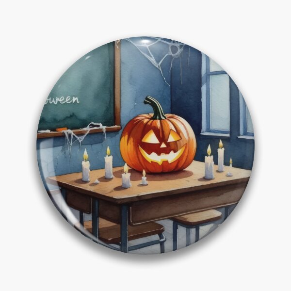 Item preview, Spooky Classroom Jack-O’-Lantern designed and sold by Ombrya.