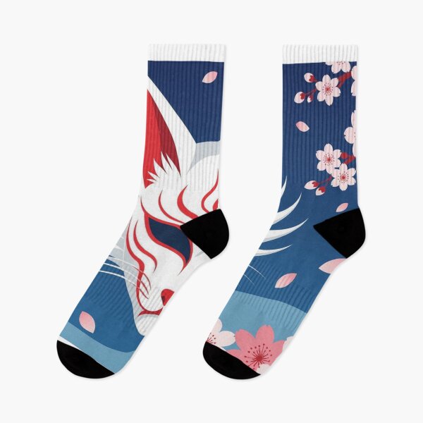 Item preview, Kitsune Mask & Cherry Blossoms designed and sold by xArchGoDx.