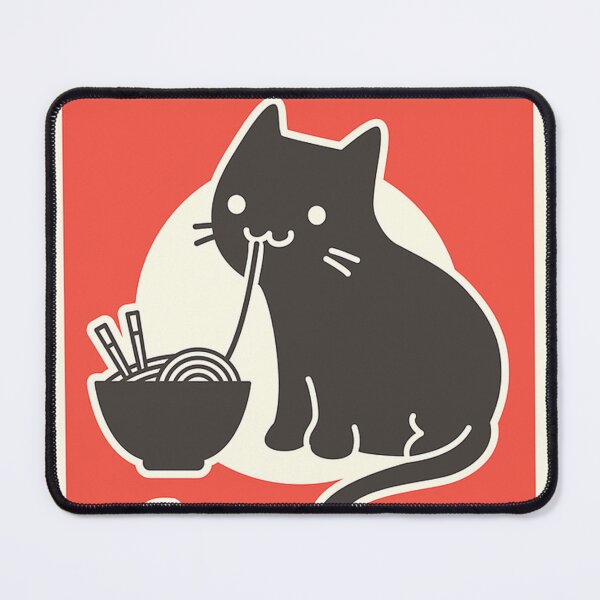 Item preview, Kawaii Vintage Style Japenese Ramen Cat designed and sold by clovisprice.
