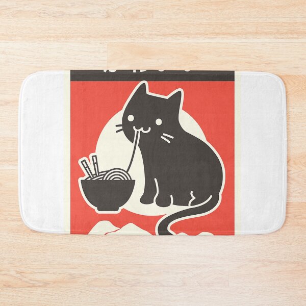 Item preview, Kawaii Vintage Style Japenese Ramen Cat designed and sold by clovisprice.