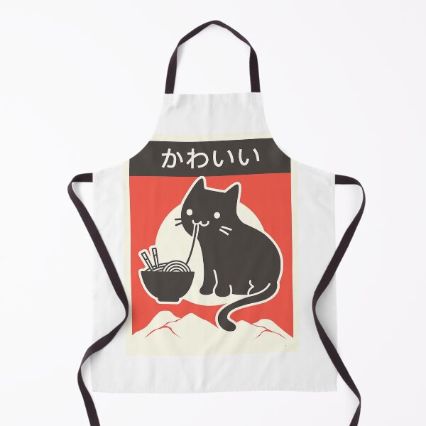 Item preview, Kawaii Vintage Style Japenese Ramen Cat designed and sold by clovisprice.