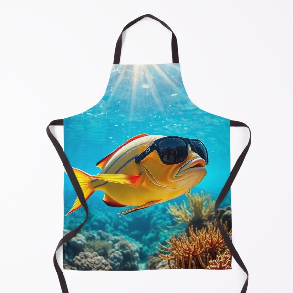 Item preview, Fish with Sunglass designed and sold by Tanu Biswas.
