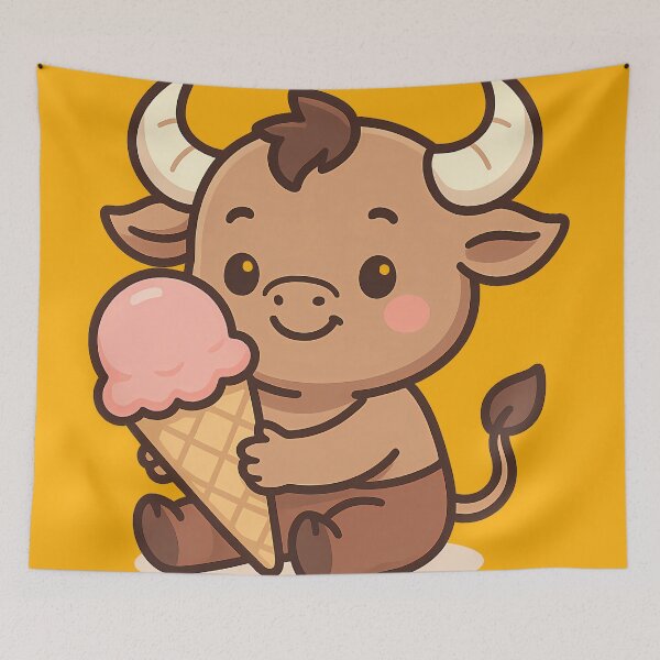 Item preview, Little Minotaur and his Ice Cream designed and sold by kyokugen.