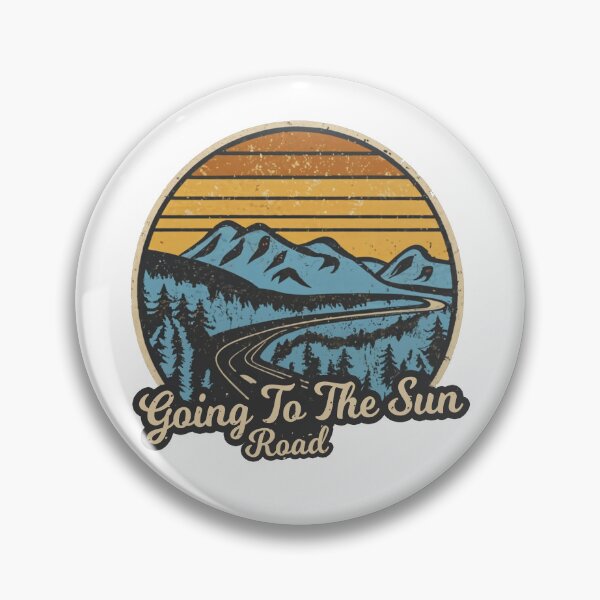 Item preview, Going To The Sun Road Montana Retro designed and sold by Esskay Designs.