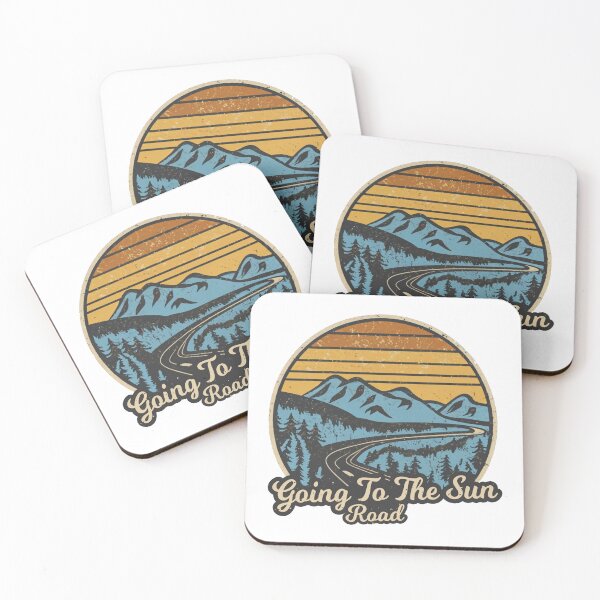 Item preview, Going To The Sun Road Montana Retro designed and sold by Esskay Designs.