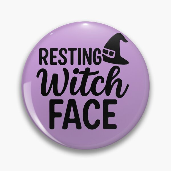 Item preview, Resting Witch Face – Funny Halloween Witch Pun designed and sold by Diwakar-Designs.