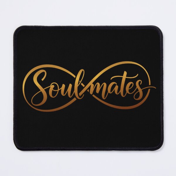 Item preview, Soulmates Infinity Romantic T-Shirt Design designed and sold by MofazStyle.
