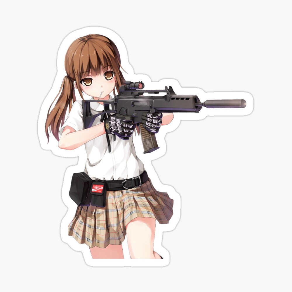 Anime Girl With Gun" iPad Case & Skin by SugnaBB Redbubble Anime Girl With Gun" iPad Case & Skin by SugnaBB Redbubble