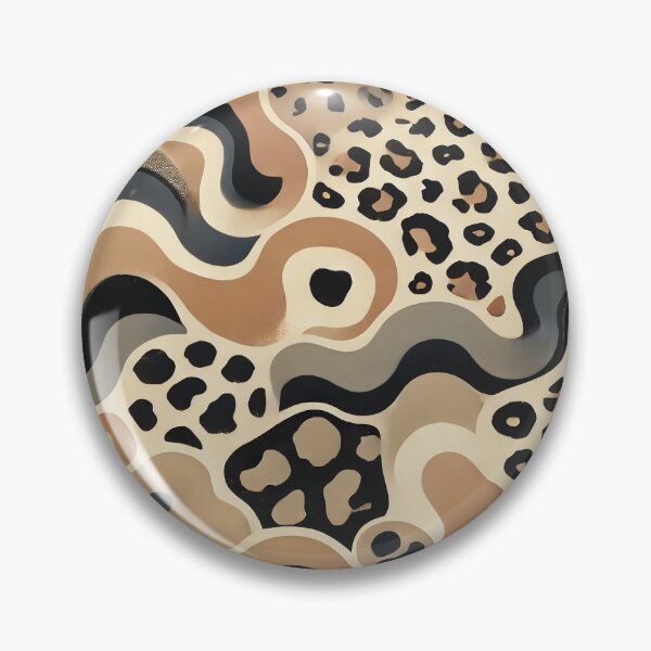 Artikelvorschau, Bold Safari Flow – Moderner abstrakter Leopardendruck entworfen und verkauft von Silmoyo.