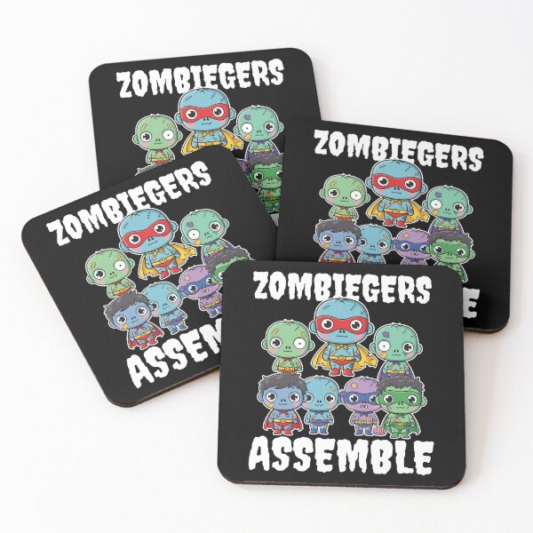 Item preview, ZOMBIEGERS ASSEMBLE - ZOMBIE HALLOWEEN designed and sold by KEF Custom.