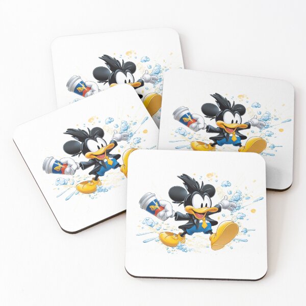 Item preview, Cartoon Character in Energetic Splash Art With Coffee Cup and Vibrant Graphics designed and sold by KanDa-Shop.
