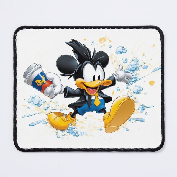 Item preview, Cartoon Character in Energetic Splash Art With Coffee Cup and Vibrant Graphics designed and sold by KanDa-Shop.