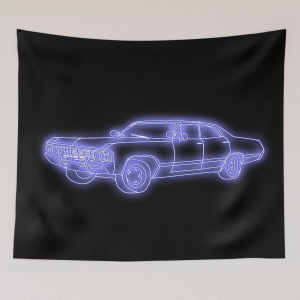 Item preview, Neon Blue Impala 67 designed and sold by Lune's crazy world.