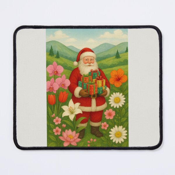 Item preview, Santa’s Blooming Valley designed and sold by annenambiro.
