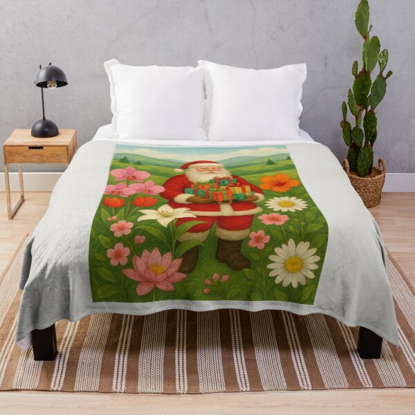 Item preview, Santa’s Blooming Valley designed and sold by annenambiro.