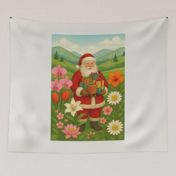 Item preview, Santa’s Blooming Valley designed and sold by annenambiro.