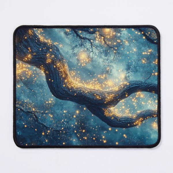 Item preview, Dreamy starlit forest designed and sold by DualEnergy.
